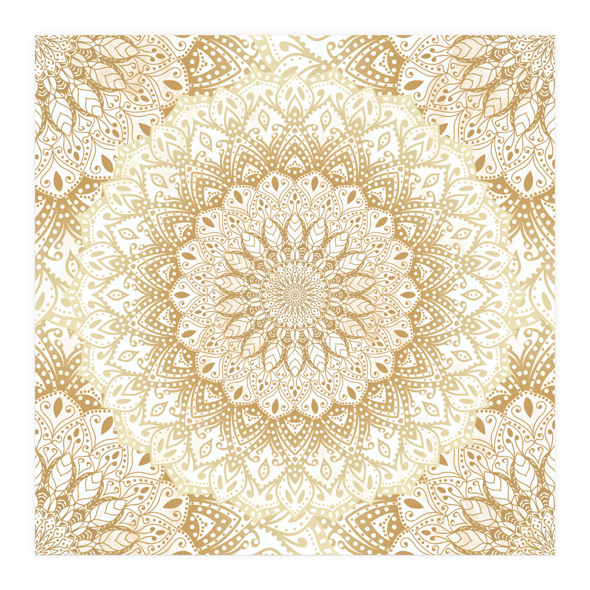 Mandalas For May Gold (Print Only)