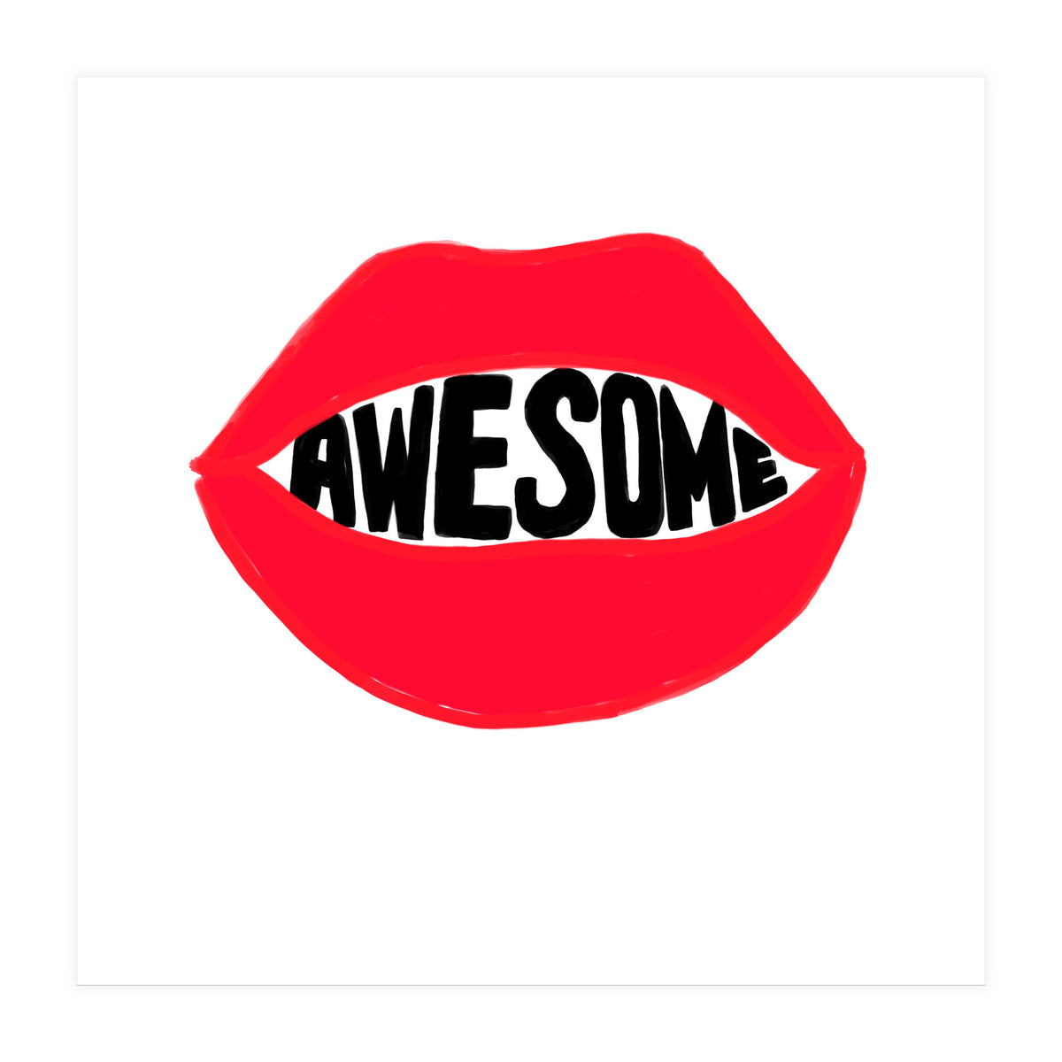 Say Awesome (Print Only)