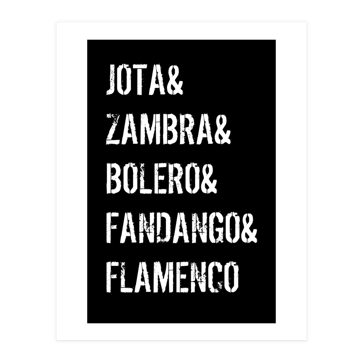 It`s A Spaniard Rythm ! (Print Only)