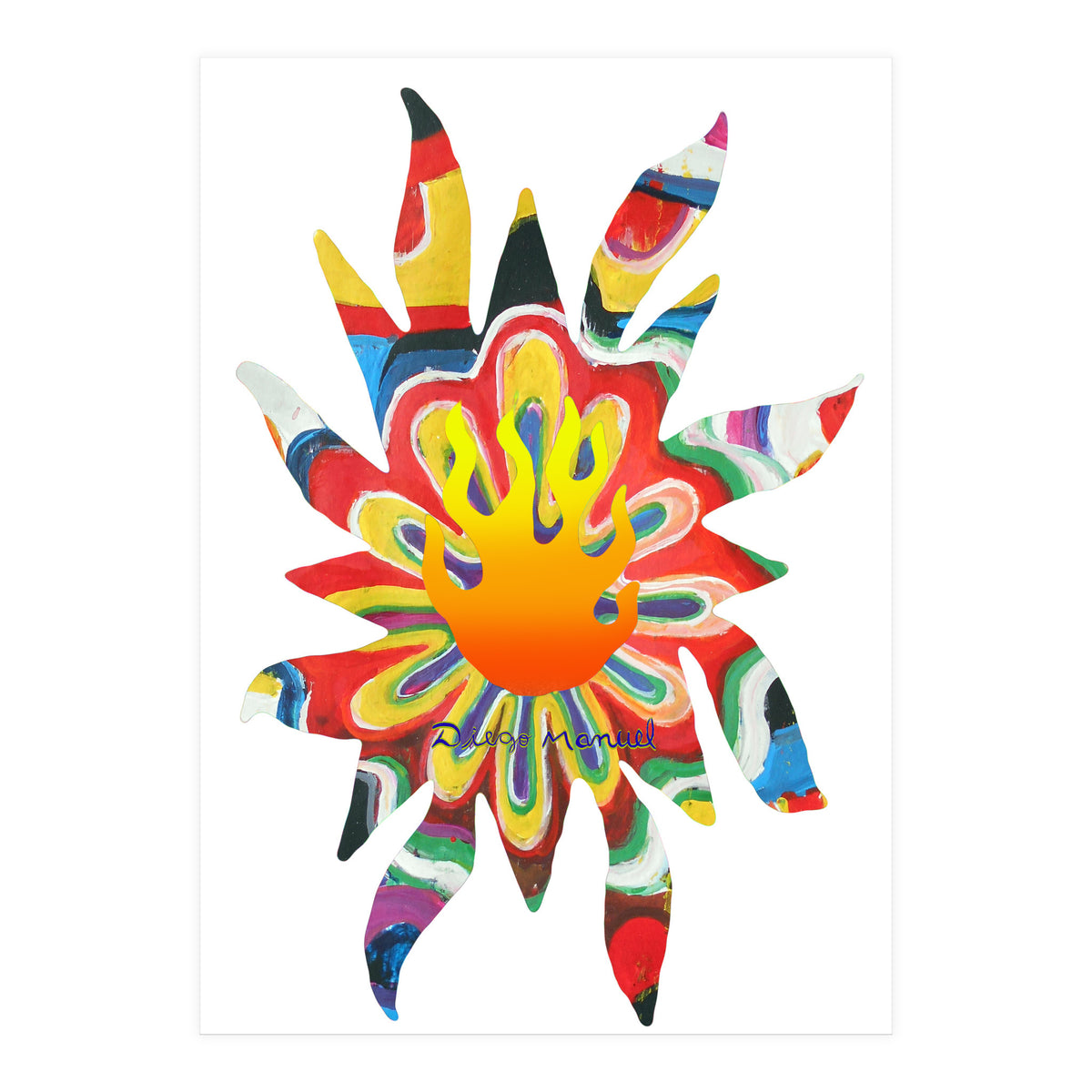 Fuego 23 Copia (Print Only)