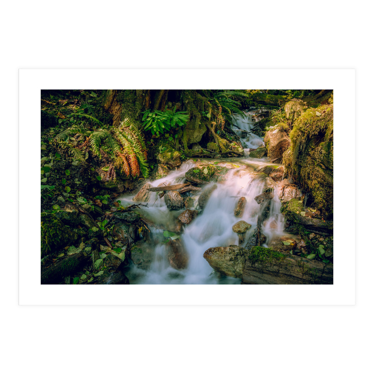 Baker Waterfall - Long Exposure (Print Only)