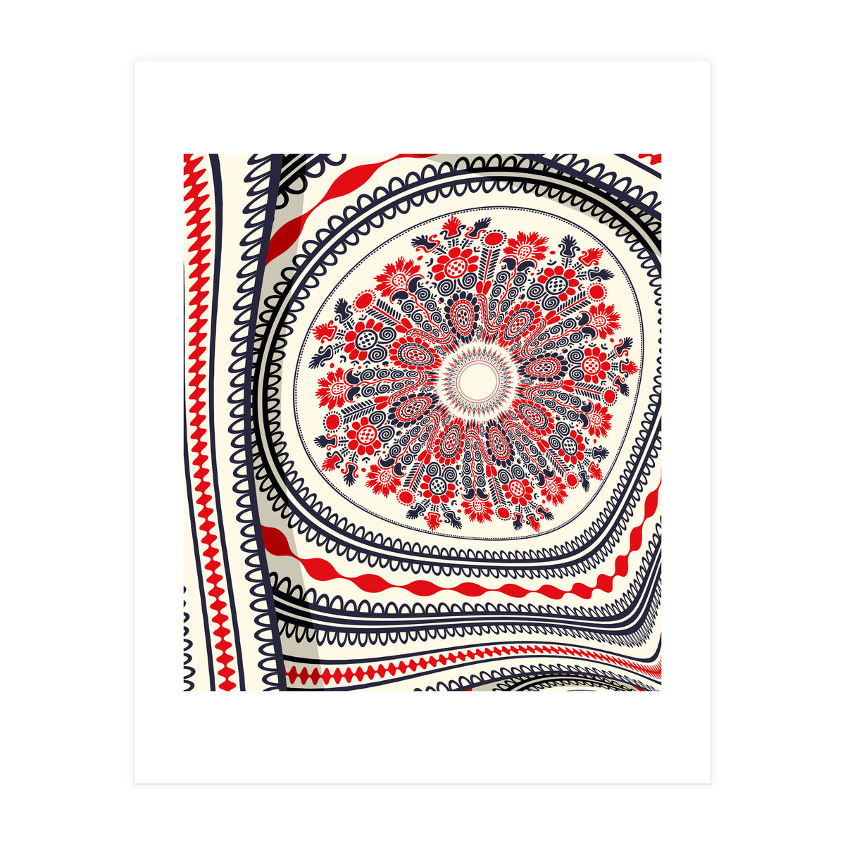 Romanian embroidery background 9 (Print Only)