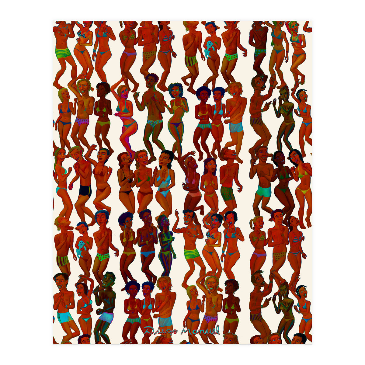 Fiesta En La Playa 10 (Print Only)