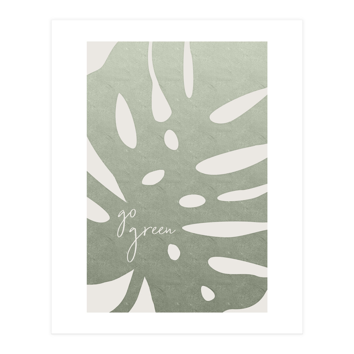 Go green (Print Only)