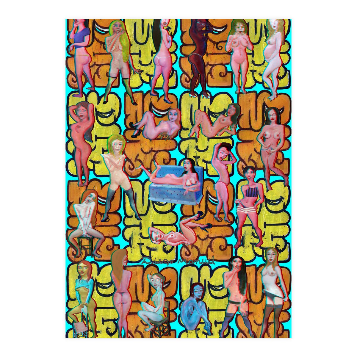 Chicas 3d 2 (Print Only)