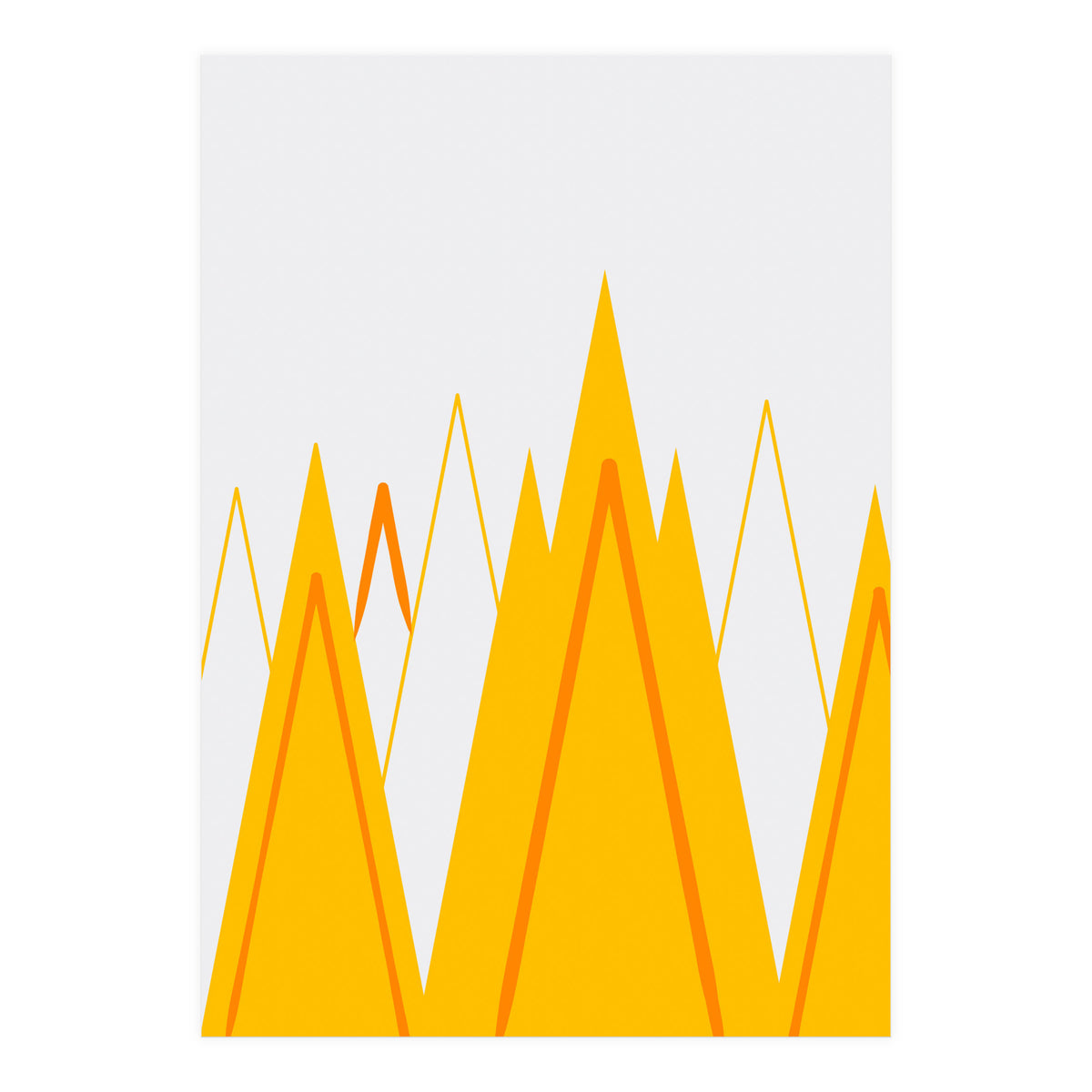 Yellow mountains  (Print Only)