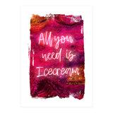 Neon Collection - Icecream (Print Only) thumbnail