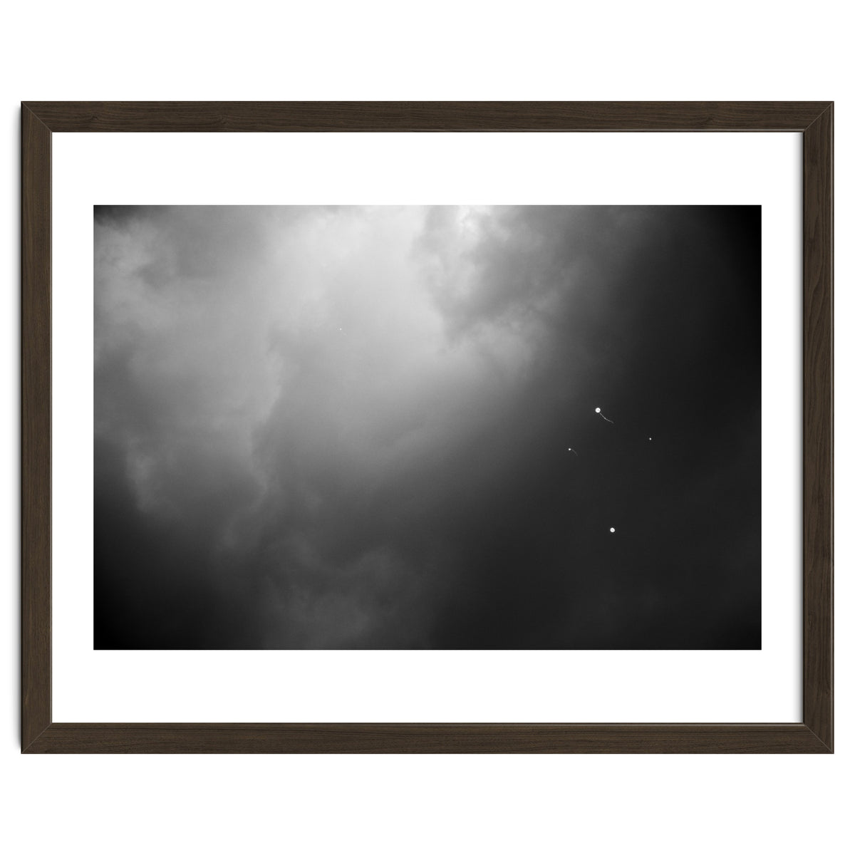 Four balloons and another one