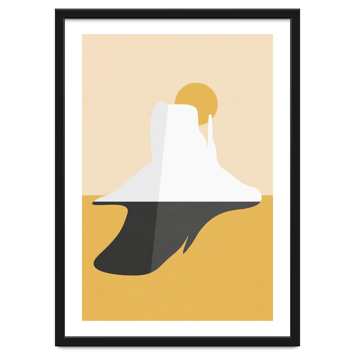 Abstract Mesa - Golden Desert