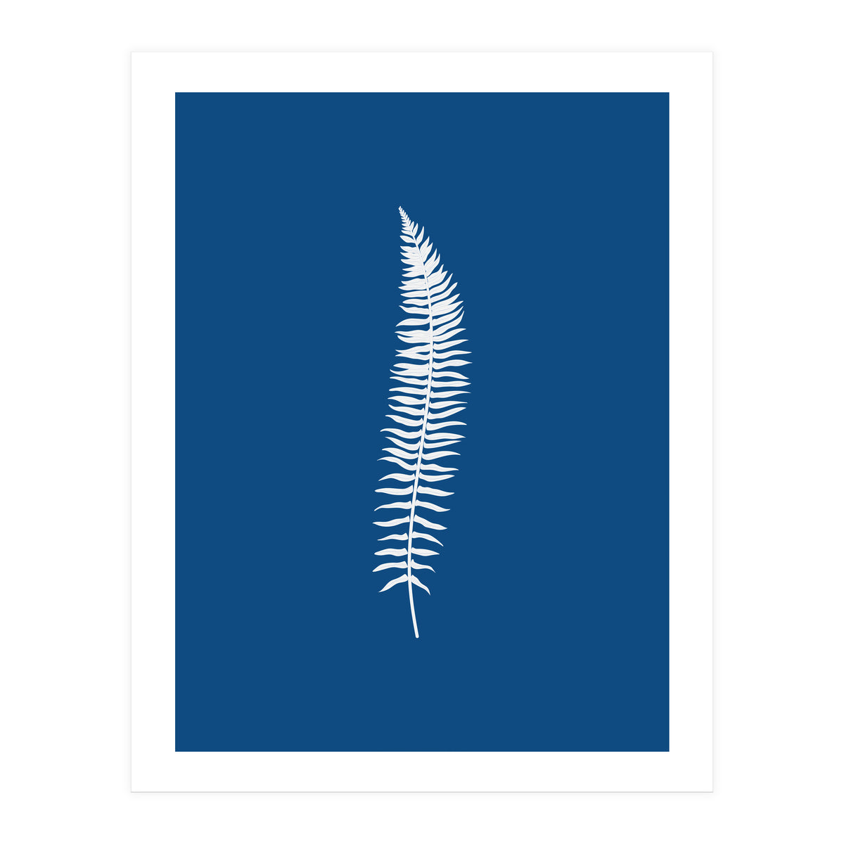 Blue Botanical I (Print Only)