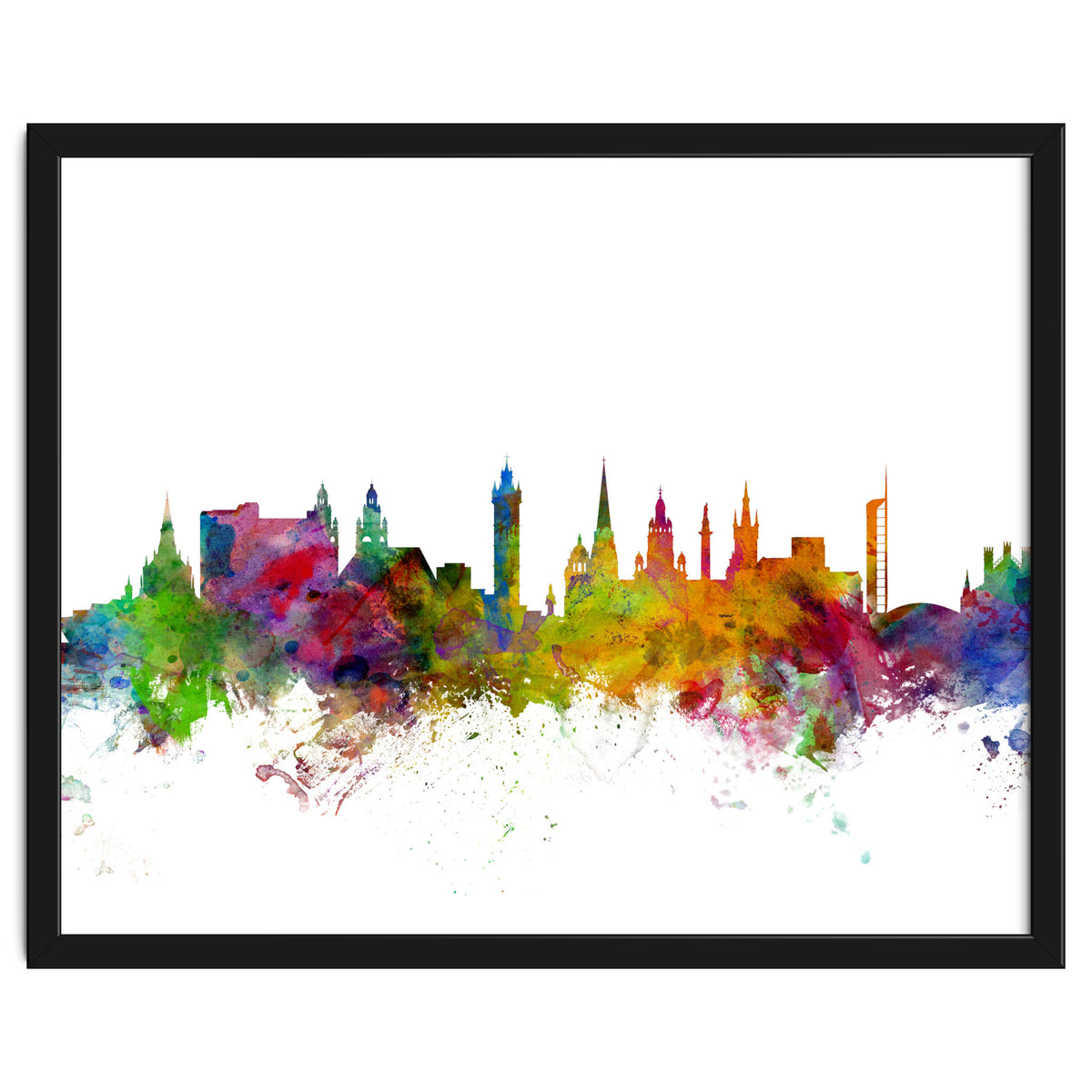 Glasgow Scotland Skyline