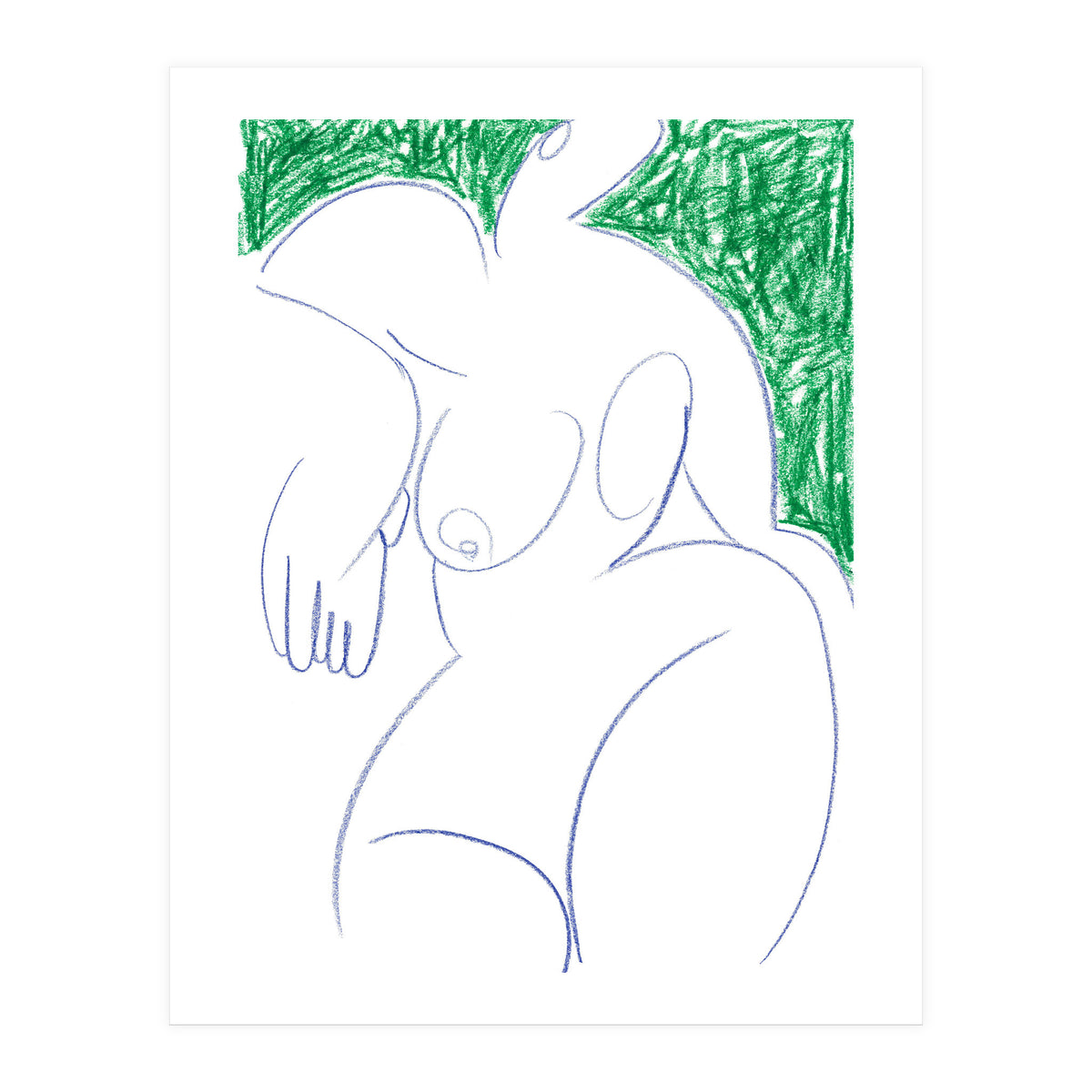 The Woman In The Green Room (Print Only)