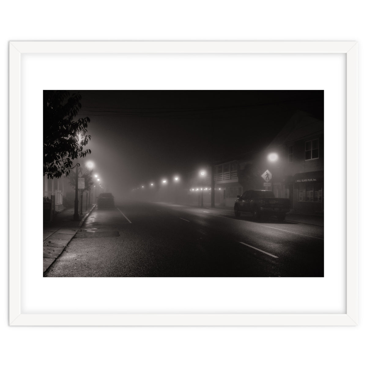Foggy evening, Hull, Massachusetts