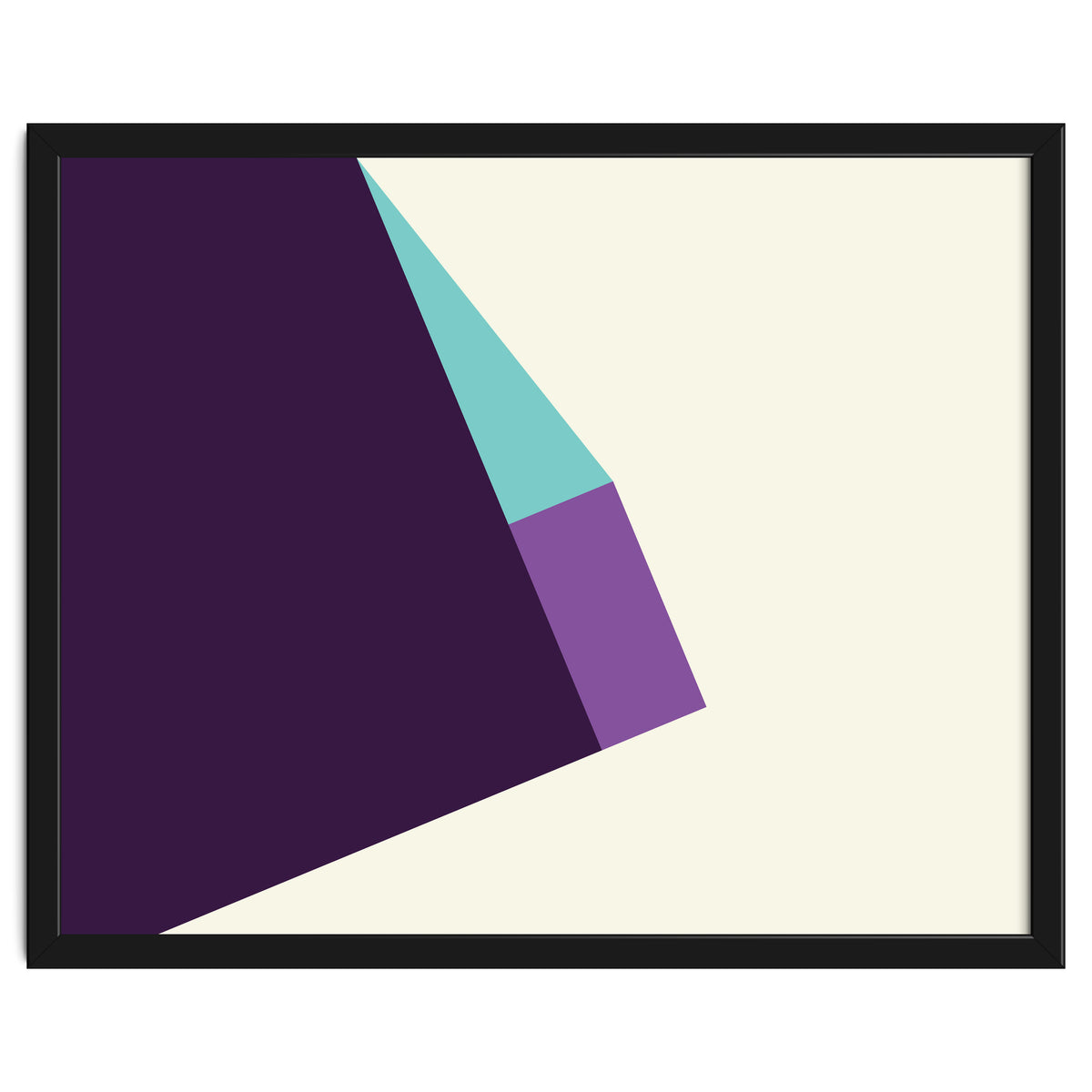 Geometric Shapes No. 42 -  lilac, blue & purple