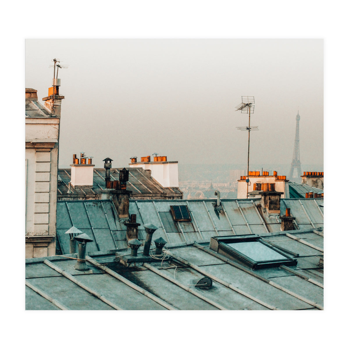 Paris Rooftop #1  (Print Only)
