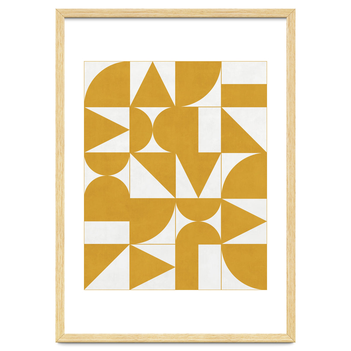 My Favorite Geometric Patterns No.13 - Mustard Yellow