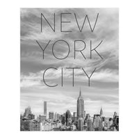 NYC Midtown Manhattan | Text & Skyline (Print Only)