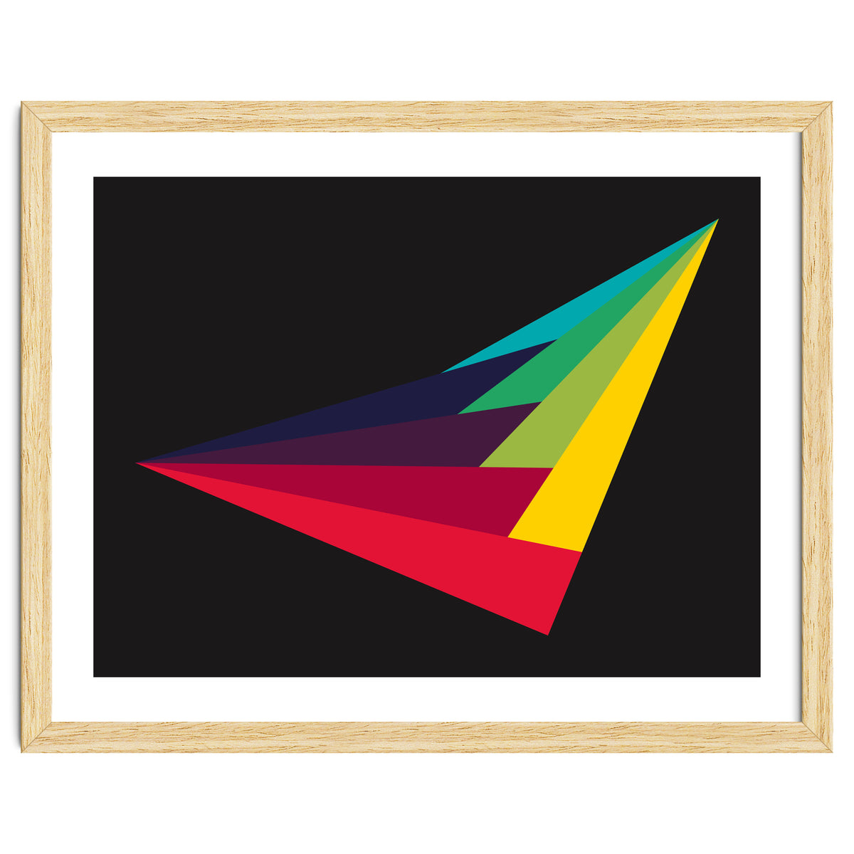 Geometric Shapes No. 40 - rainbow