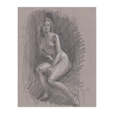 Beautiful drawing of a woman (Print Only) thumbnail