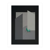 Small sprouts in concrete landscape. (Print Only) thumbnail
