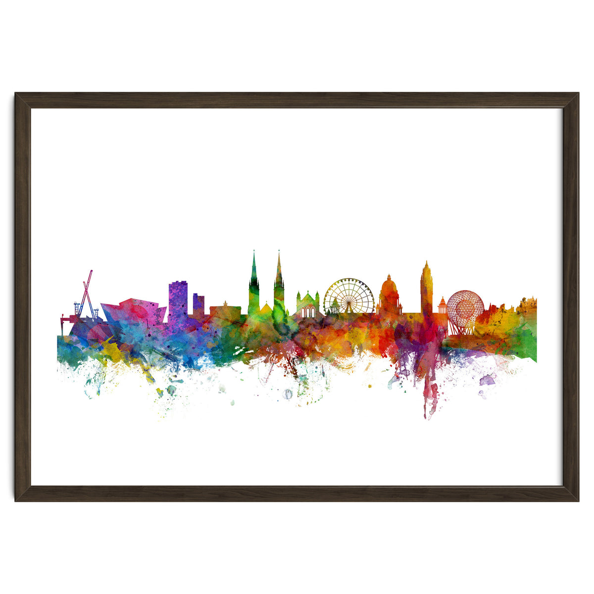 Belfast Northern Ireland Skyline