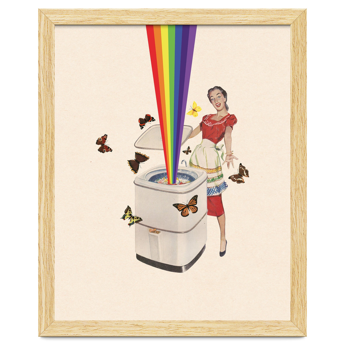 Rainbow Washing Machine