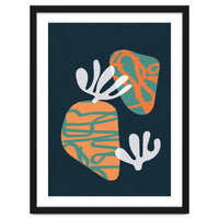 Retro Botanical Abstract Geometric Art