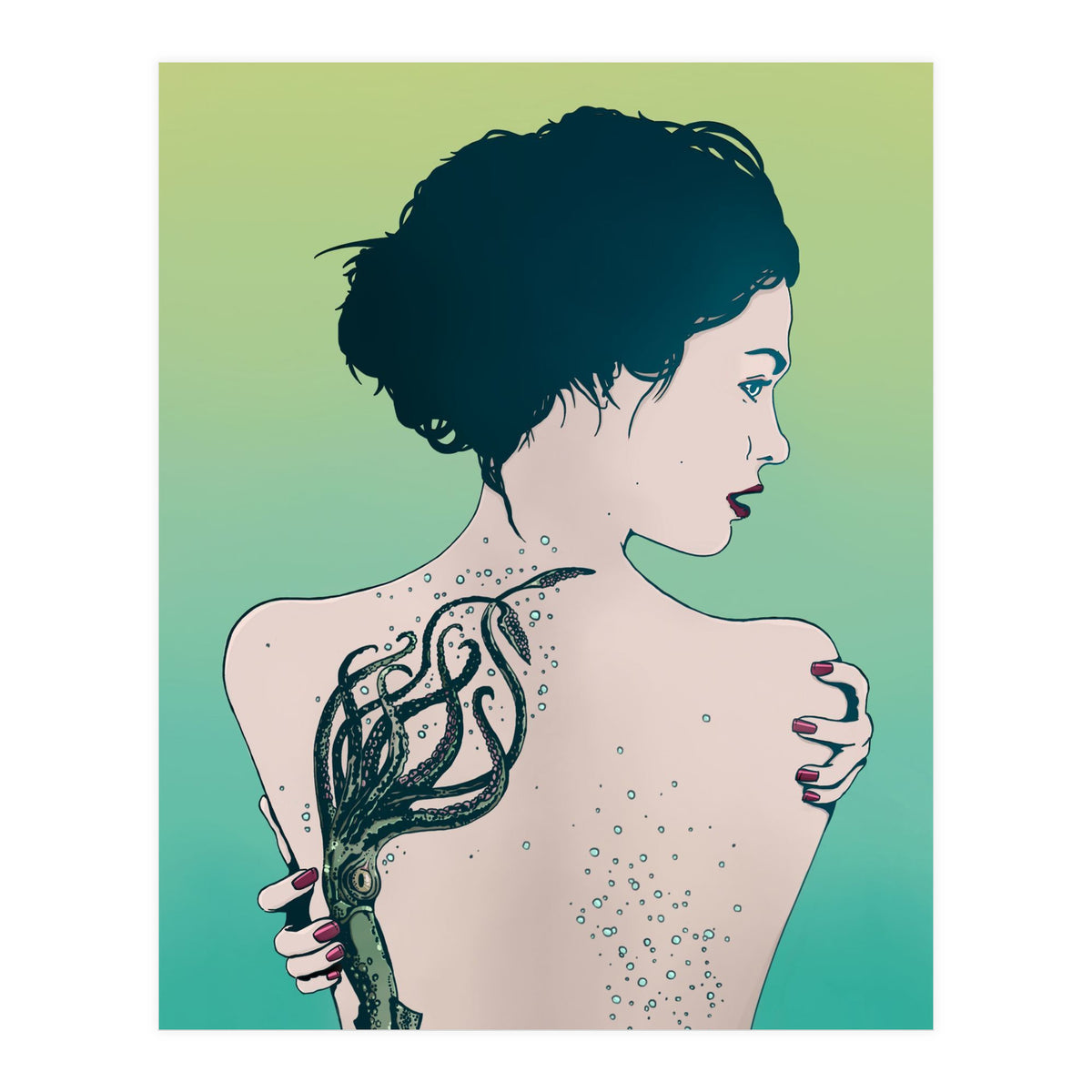 Octopus Lady (Print Only)