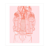 Pink Jeans Jacket  (Print Only) thumbnail