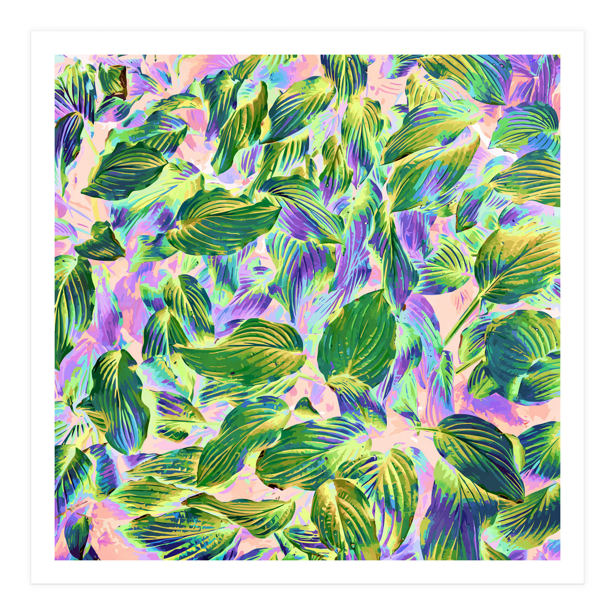 Happy Leaves (Print Only)