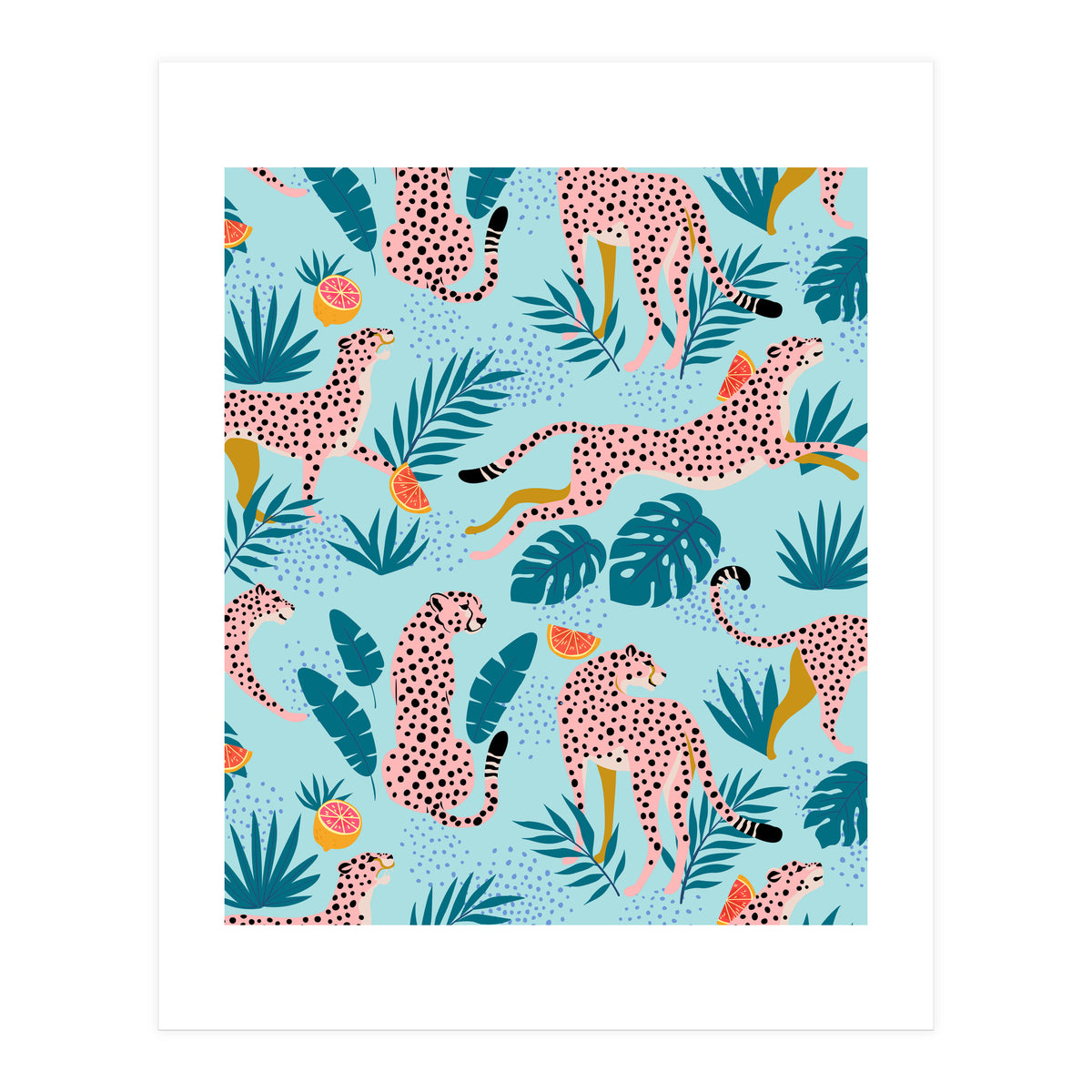 Cheetahs In The Grapefruit Grove (Print Only)