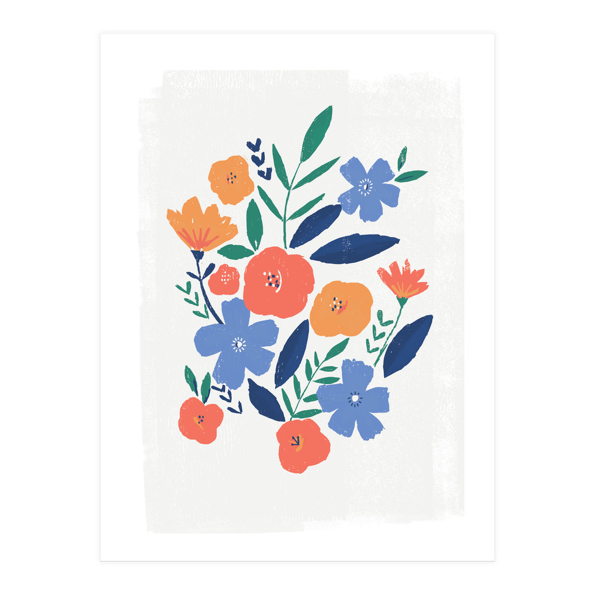 Floral Art Print (Print Only)