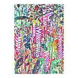 Jungle Mysteries, Colorful Bohemian Rustic Forest, Eclectic Nature Botanical Heliconia Tropical (Print Only) thumbnail