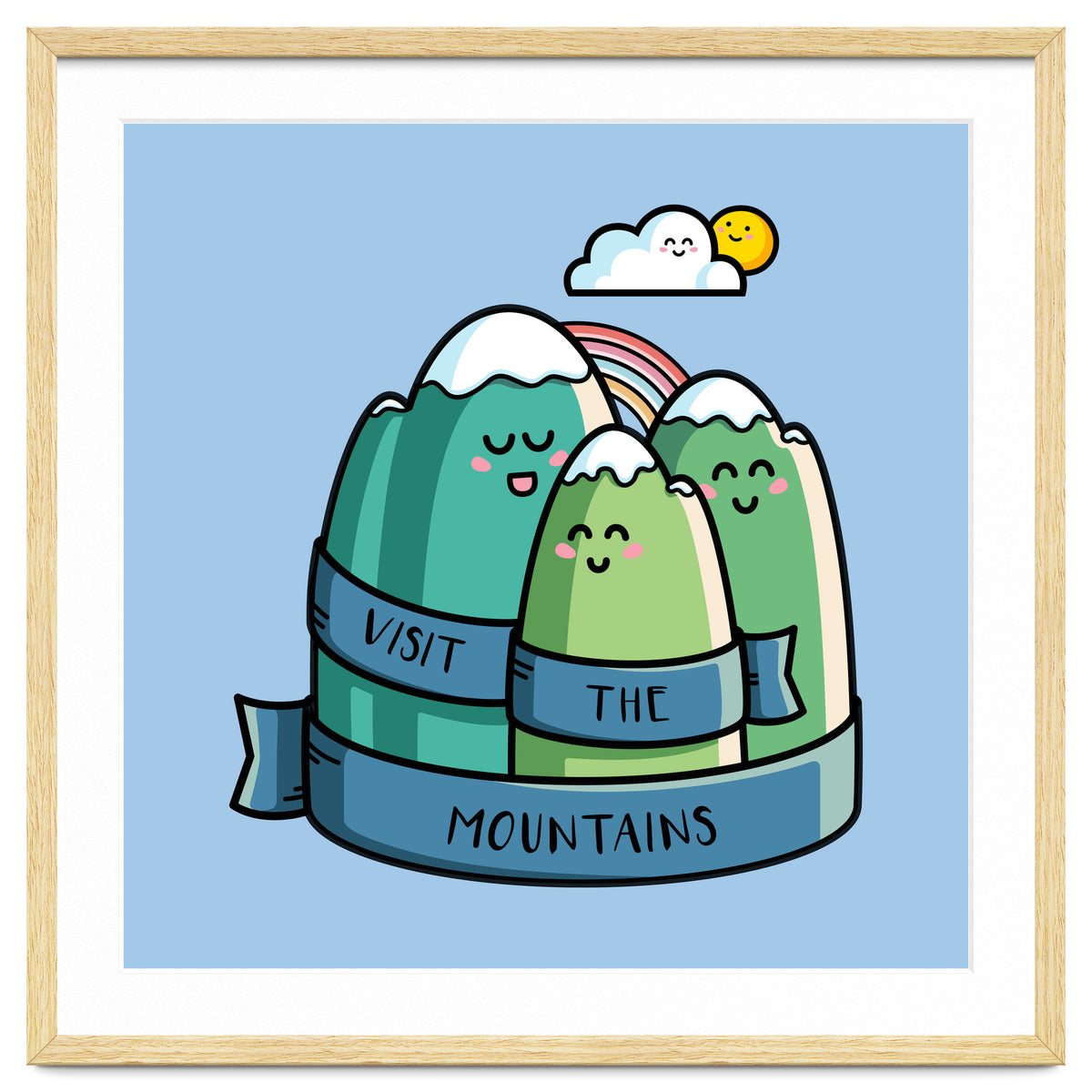 Kawaii Cute Visit the mountains