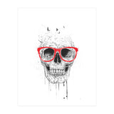 Skull With Red Glasses (Print Only) thumbnail