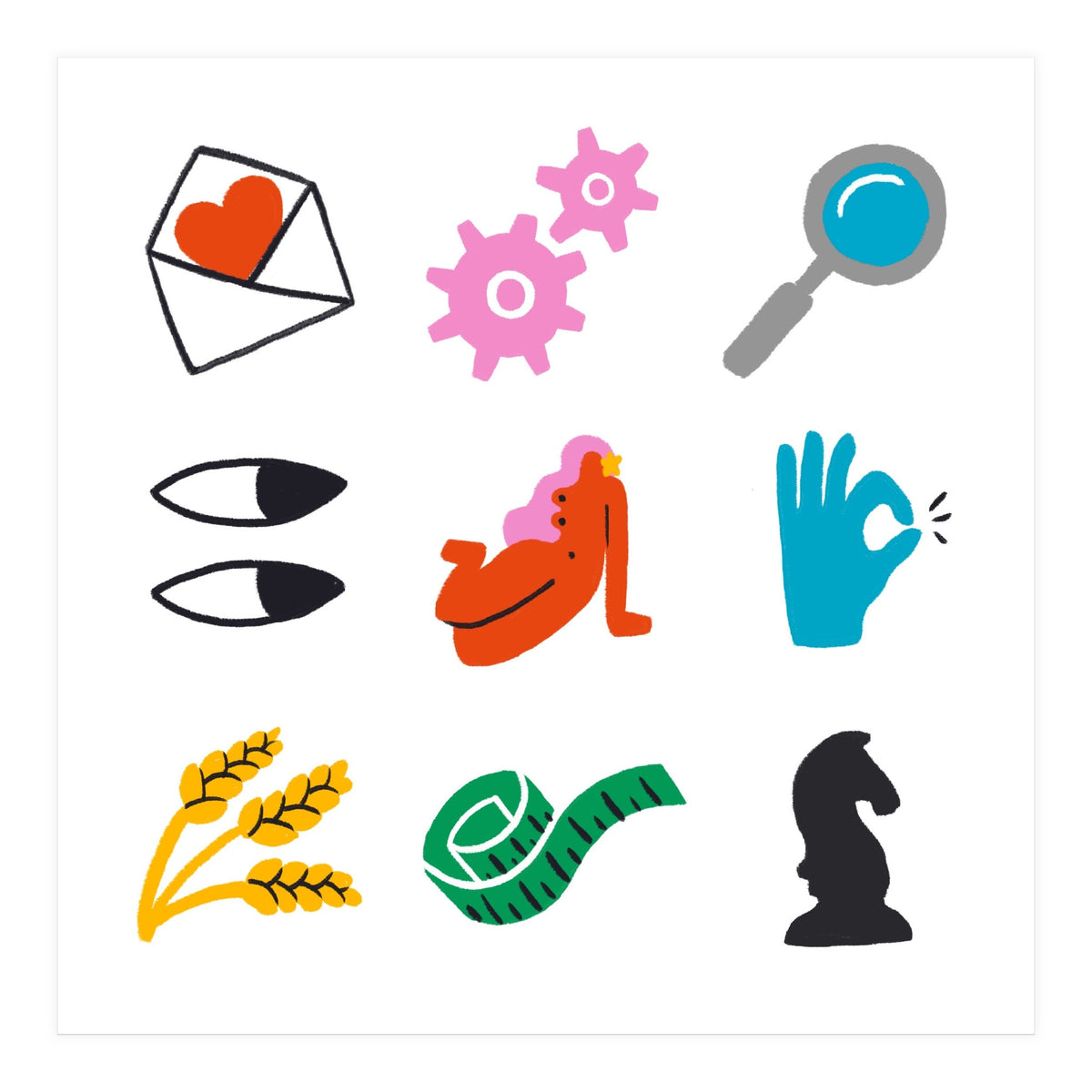 Virgo Emoji (Print Only)