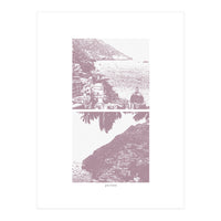 Printed Positano in Purple (Print Only)