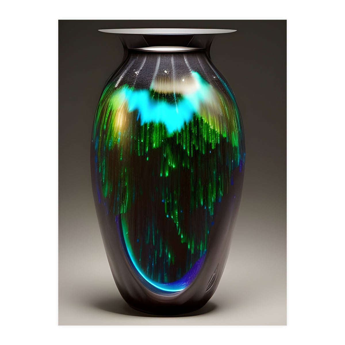 Antique Cosmic Vase Digital AI Art (Print Only)