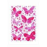 Pink Butterflies  (Print Only) thumbnail