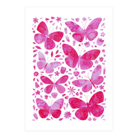 Pink Butterflies  (Print Only)
