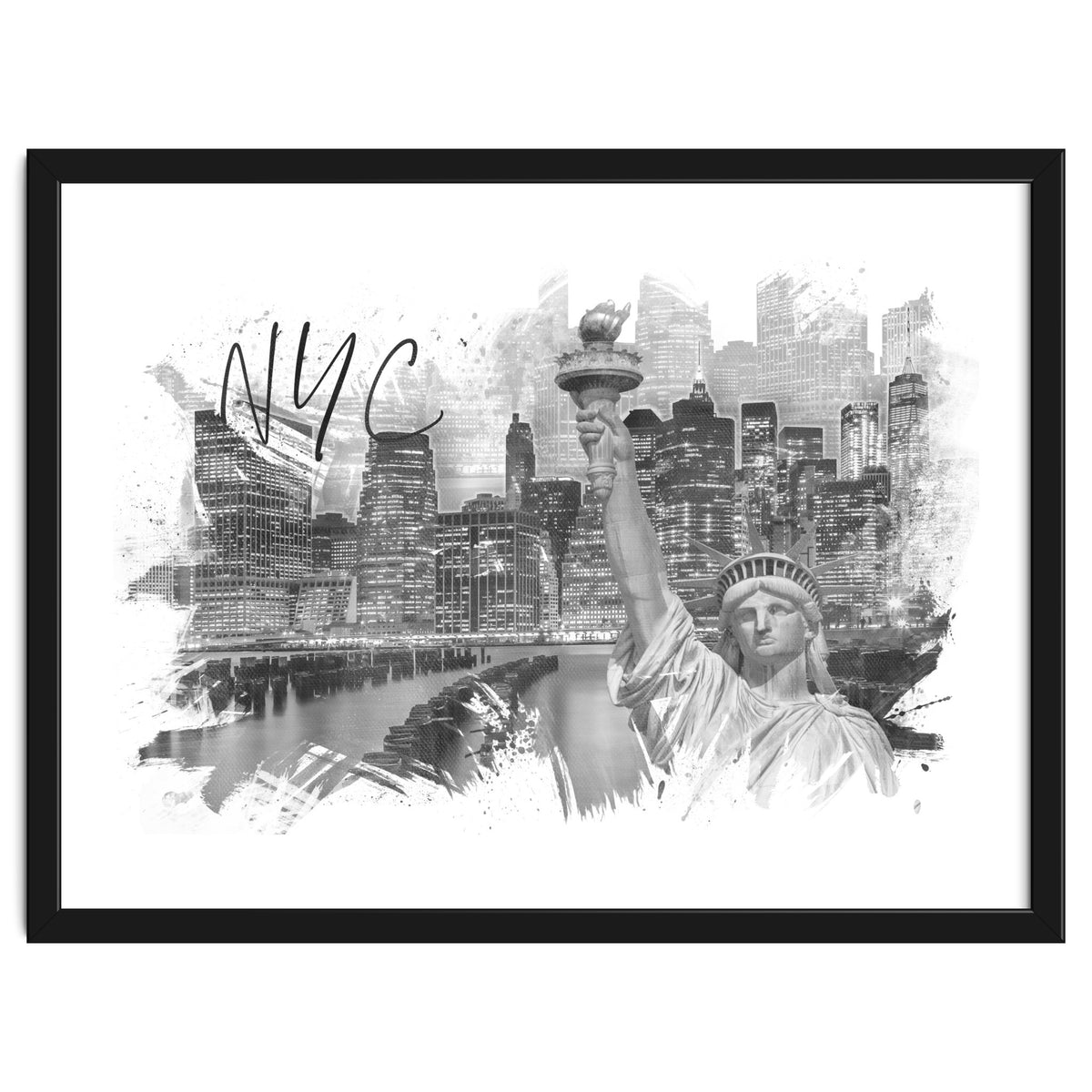 Trendy MANHATTAN Collage