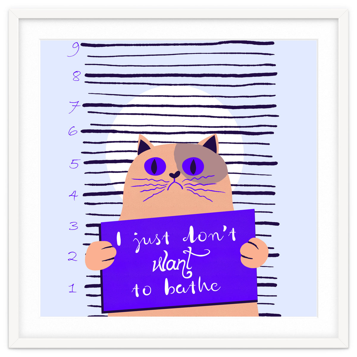 I just don't want to bathe