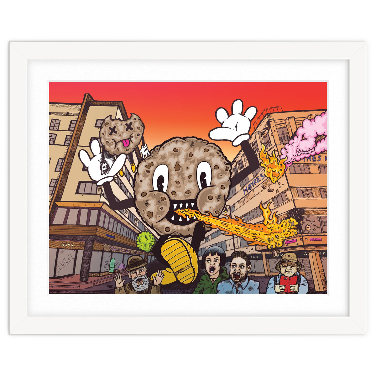 Cookie Monster 12.3% ABV Bourbon Barrel Aged Coconut Chocolate Chip Stout - Amundsen Brewery