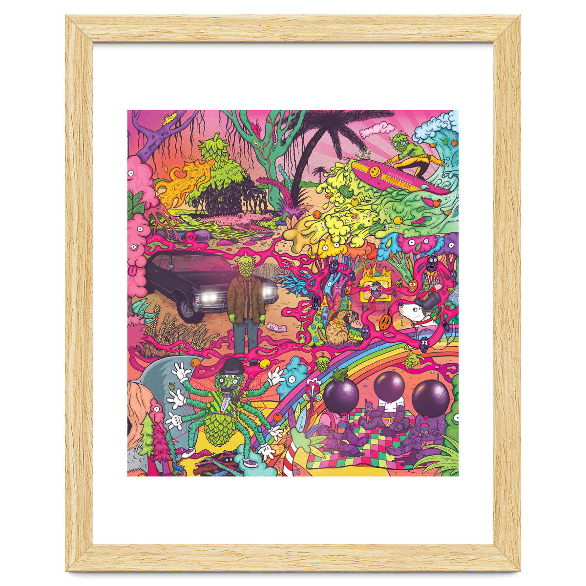 ABBEYDALE BREWERY COLLAB SERIES #2 FULL ILLUSTRATION - THORNBRIDGE, WILDE CHILD, RIDGESIDE, TORRSIDE, BOX SOCIAL, ORA BREWING