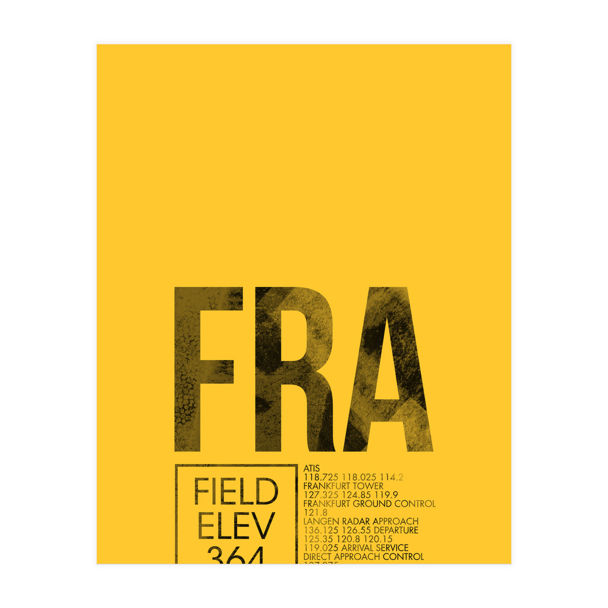 Frankfurt Airport Atc (Print Only)