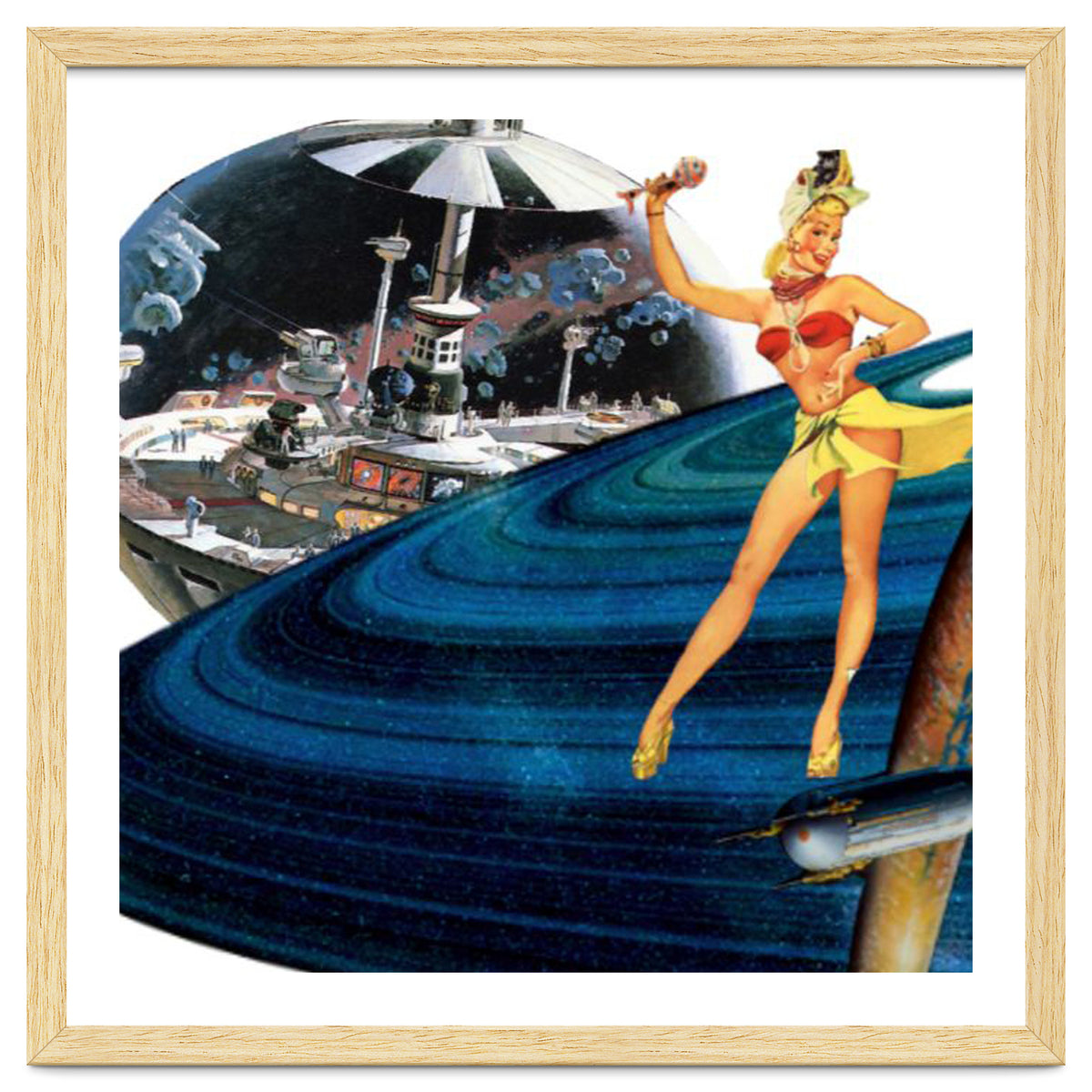 Dancer on Saturn Rings