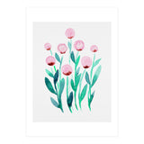Simple pink flowers (Print Only) thumbnail