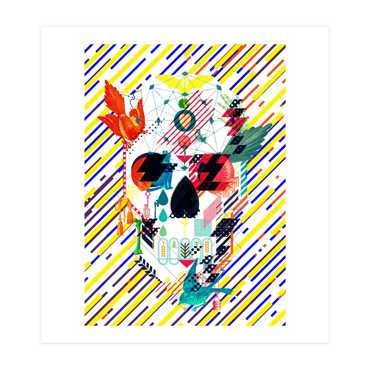 Abstract Skull (Print Only)