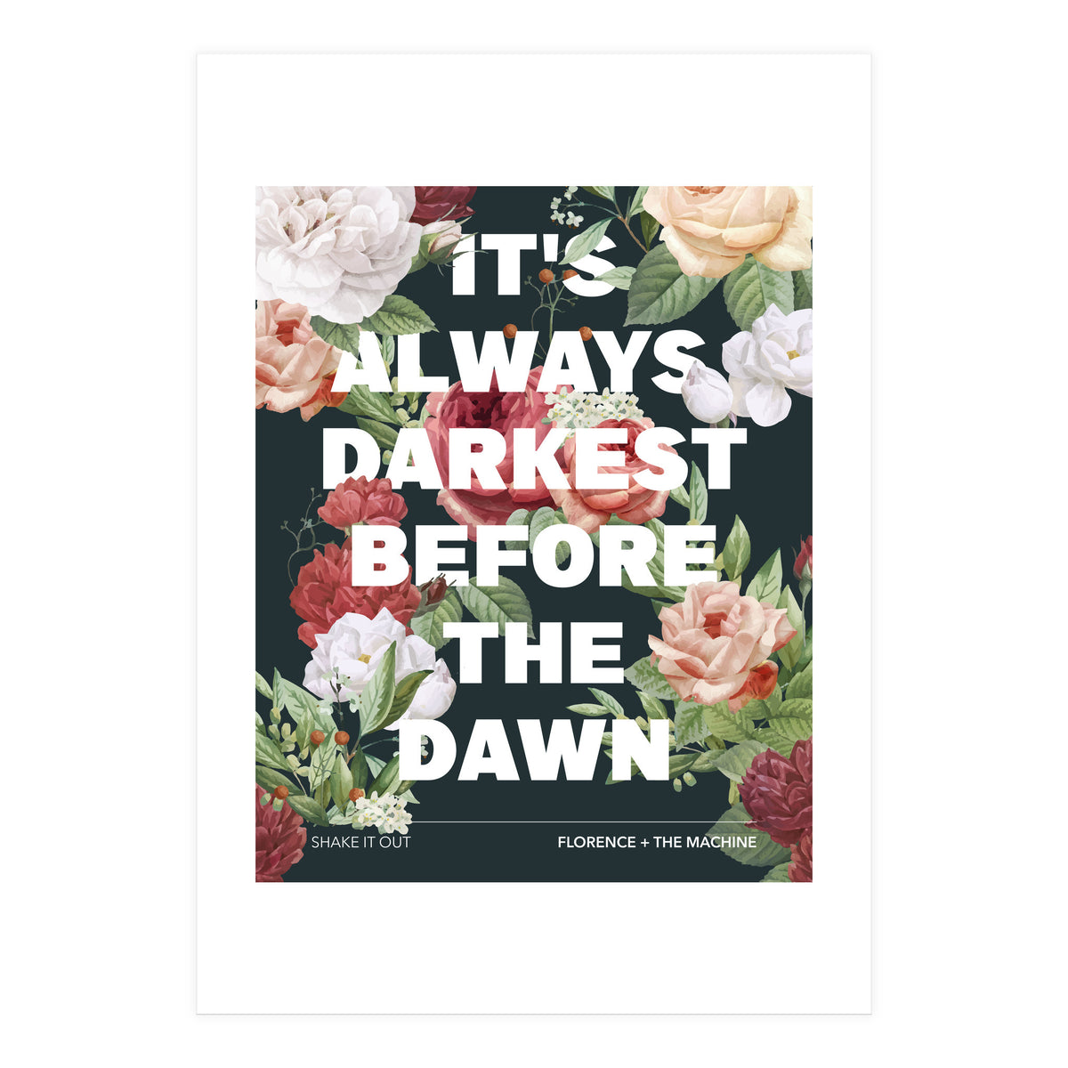 Florence + The Machine - Shake It Out (Print Only)