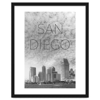 SAN DIEGO Skyline | Text